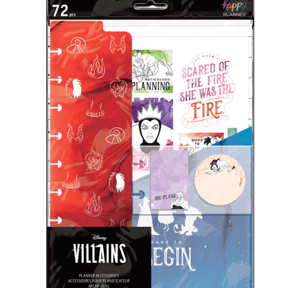Happy planner Disney Villainous Classic Accessory Pack